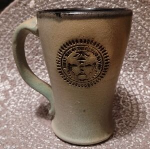 Ceramic Mug with Embossed Design